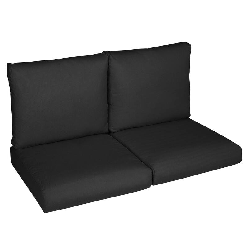 Sorra Home Sunbrella Outdoor Loveseat Cushion Set