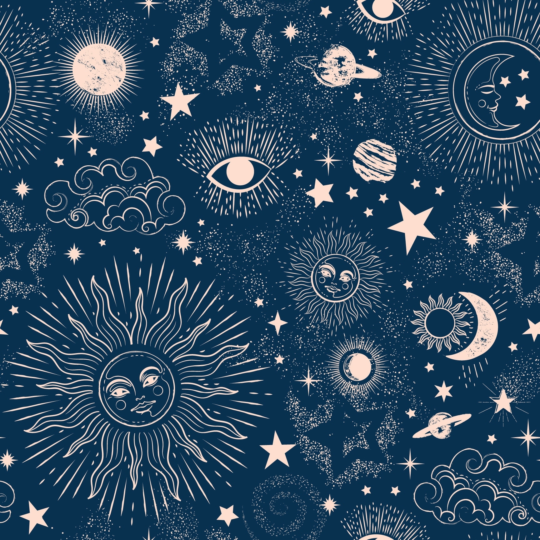 Peel  Stick Wallpaper 2FT Wide Star Constellations Hand Drawn Stars Night  Sky Watercolor Galaxy Custom Removable Wallpaper by Spoonflower  Michaels