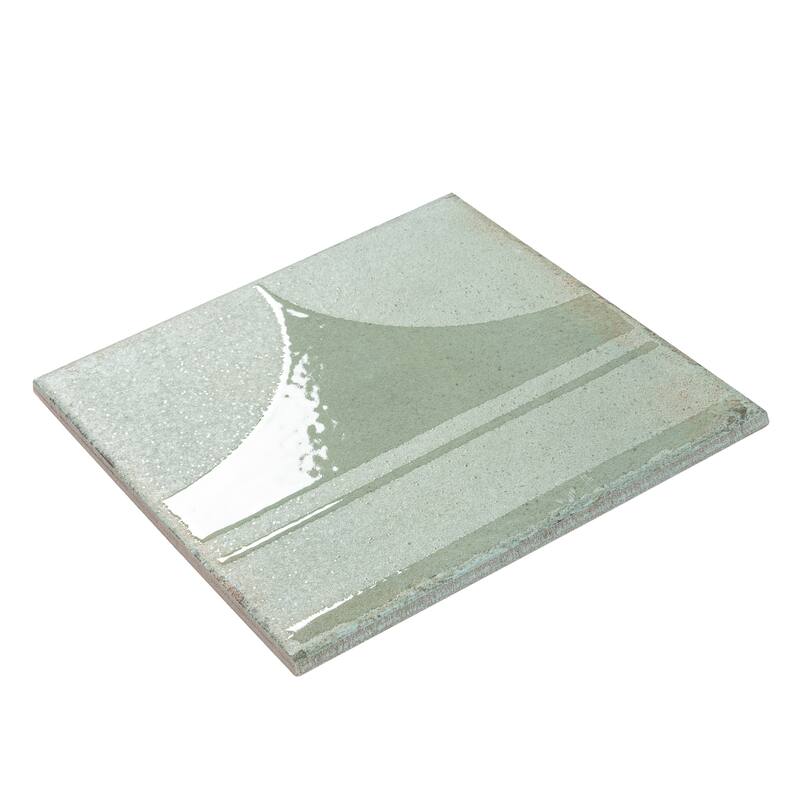 Cadence 8x8 Muted Sage Green Porcelain Square Motif Wall and Floor Tile (12.49 sq ft/case) - 29 Pack
