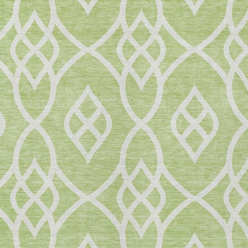 HomeRoots Trellis Transitional Rectangle Outdoor Rug