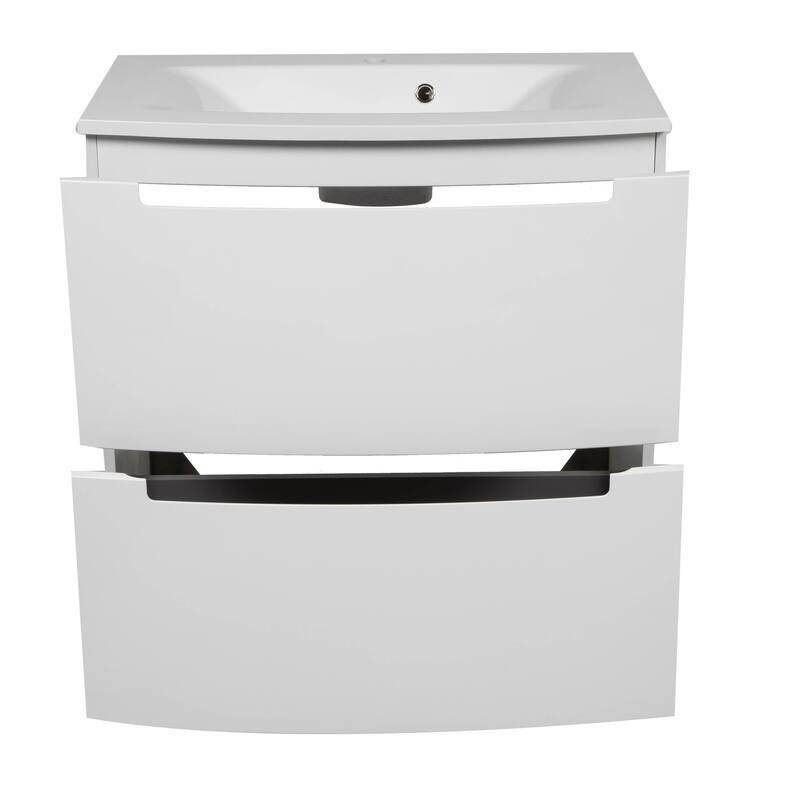 Modern Free standing Bathroom Vanity with Washbasin | Delux Collection with Mirror