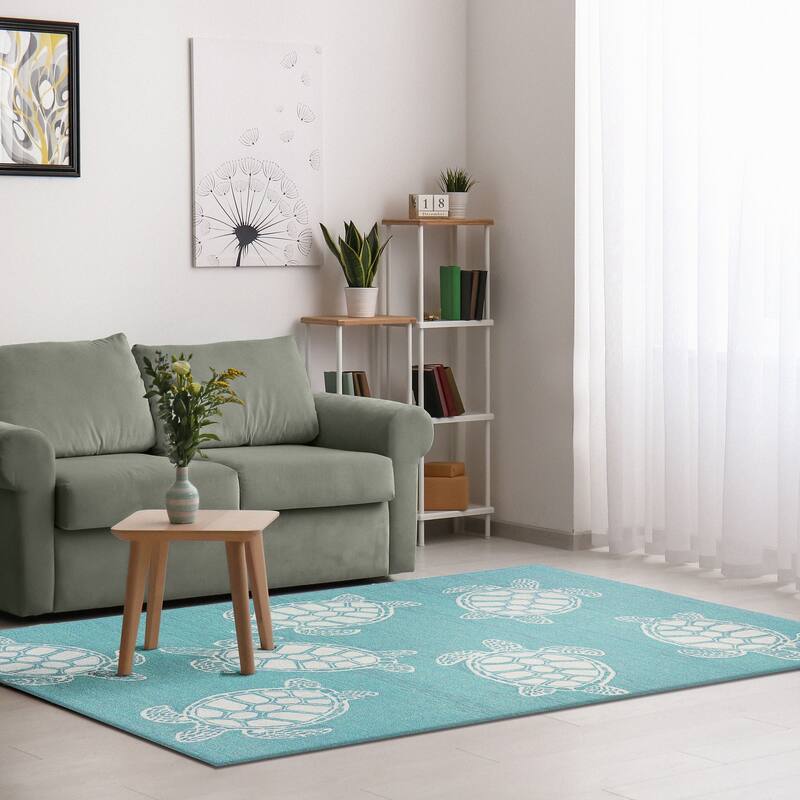 Liora Manne Capri Turtle Indoor/Outdoor Rug