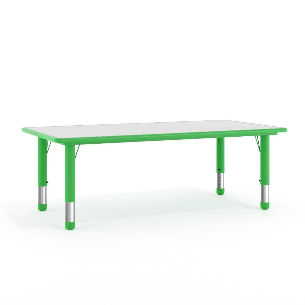23.625"W x 47.25"L Plastic Adjustable Activity Table-School Table for 6