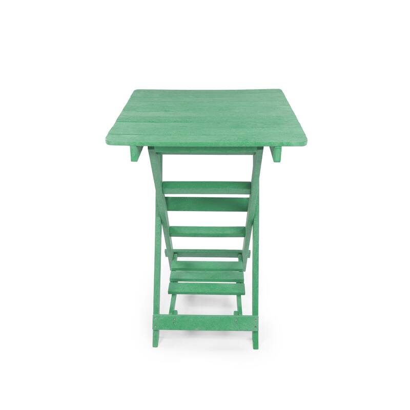 Patagonia Fully Assembled All-Weather Recycled HDPE Outdoor Folding Bar table