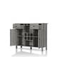 preview thumbnail 8 of 10, Furniture of America Madrid Contemporary 5-shelf Buffet