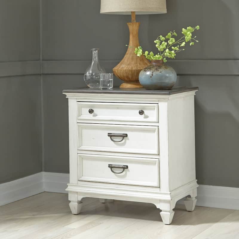 Liberty Furniture Allyson Park Panel Bed, Dresser & Mirror, Chest, Night Stand - Various Sizes