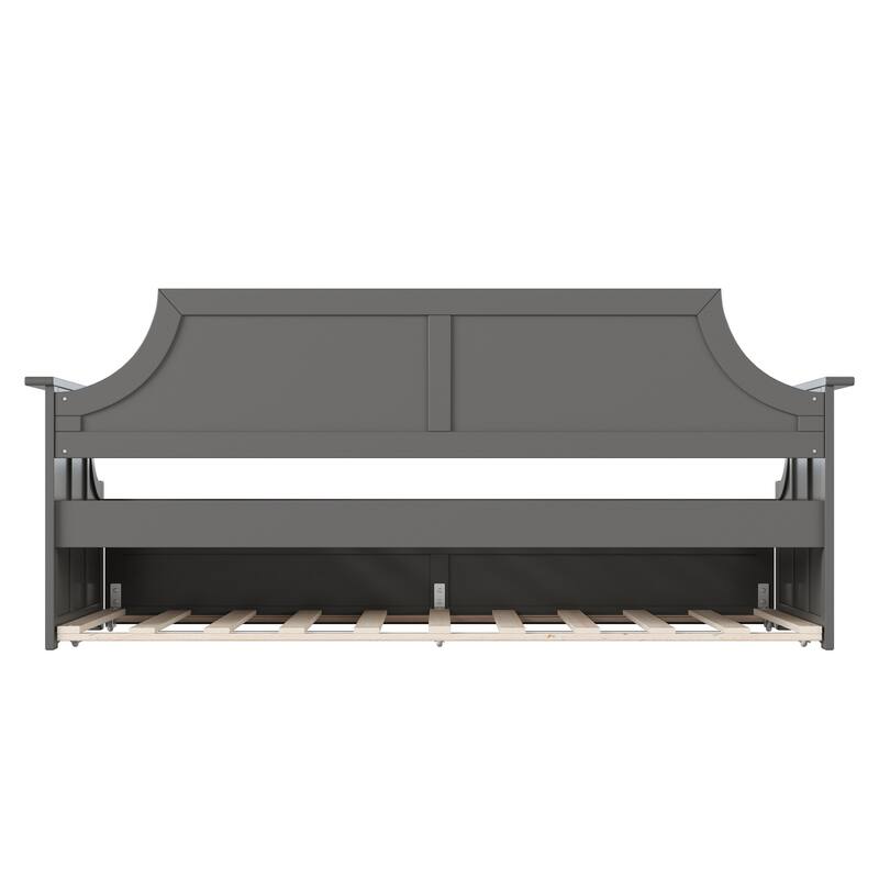Cambridge Twin Wood Daybed with Twin Size Trundle