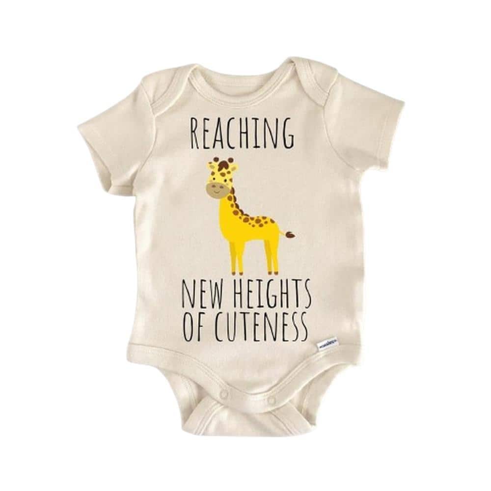 Giraffe Safari Animal - Baby Boy Girl Clothes Infant Bodysuit Funny Cute Newborn