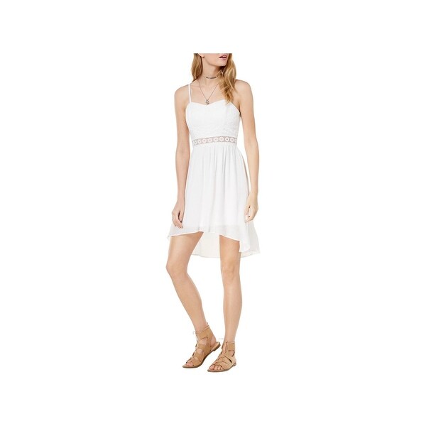 BCX Womens Juniors Mini Dress Illusion Hi-Low - 13