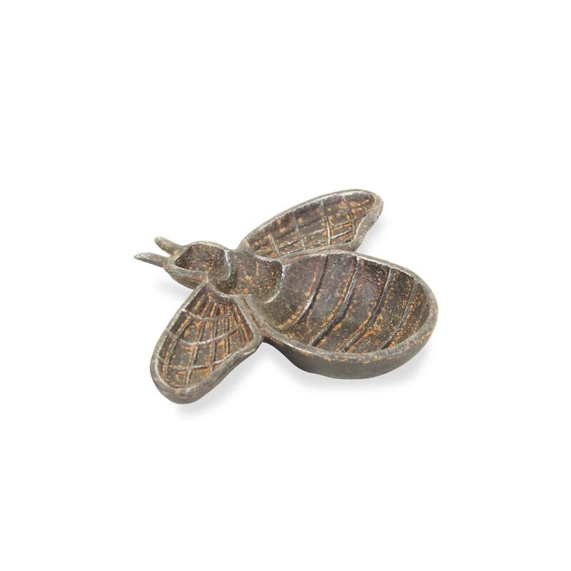 Black Cast Iron Bumble Bee Decor Piece