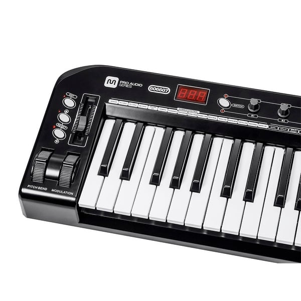 Monoprice MIDI Keyboard Controller Black49 Key Stage Right Series