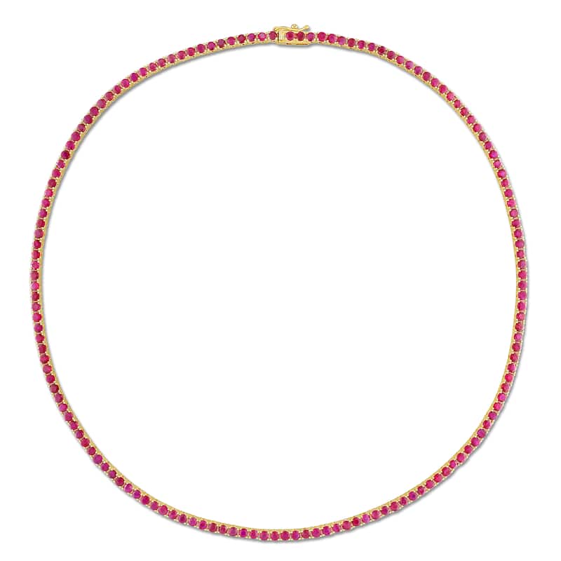 Miadora 14k or 18k White or Wellow Gold Black Diamond or Gemstone Necklace