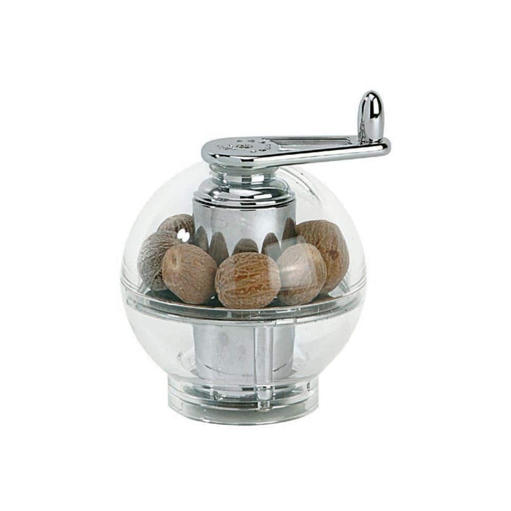 Peugeot 19501 Tidore 4.25 Inch Nutmeg Grinder, Clear Acrylic