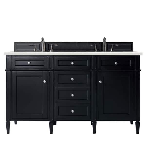 slide 2 of 31, James Martin Vanities Brittany 60" Double Vanity, Black Onyx