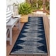 preview thumbnail 21 of 21, World Rug Gallery Geometric Indoor/Outdoor High-Low Area Rug 2' x 7'