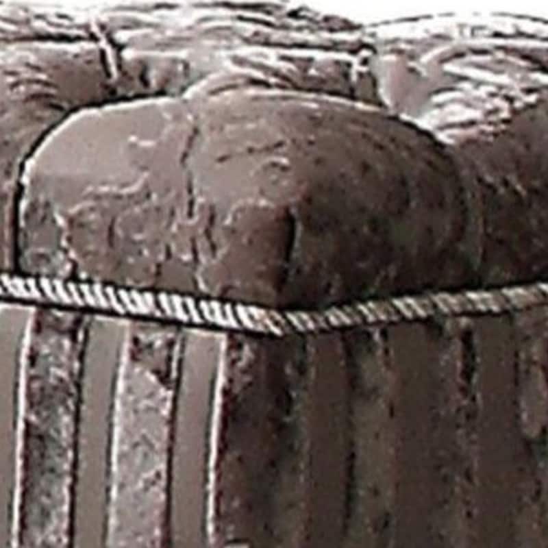 Traditional Style Wood and Poly Resin Vanity Stool, Gray
