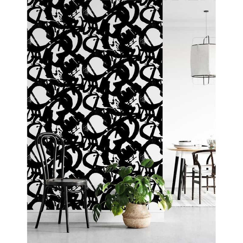 NextWall Inkblot Peel and Stick Wallpaper - 20.5 in. W x 18 ft. L