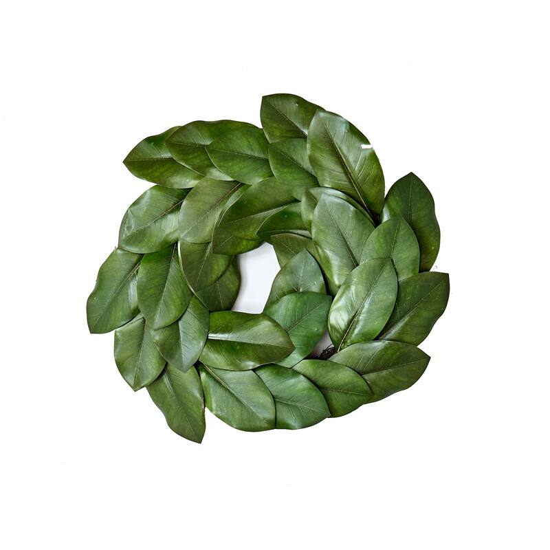 20" Magnolia Leaf Wreath - Multicolor