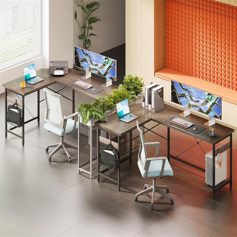 L Shaped Corner Computer Desk