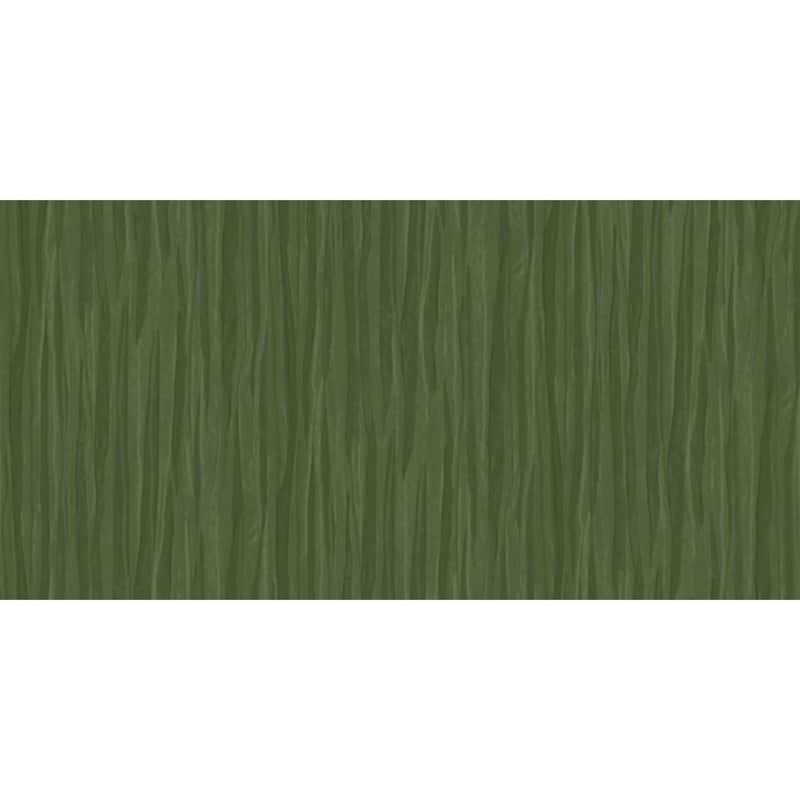 Galerie Wallcoverings Italian Design Italian Pleated Texture Vinyl on Non-woven Glitter/Shimmer Wallpaper Roll Double Width - 33-feet long  x 42-inches wide - Green