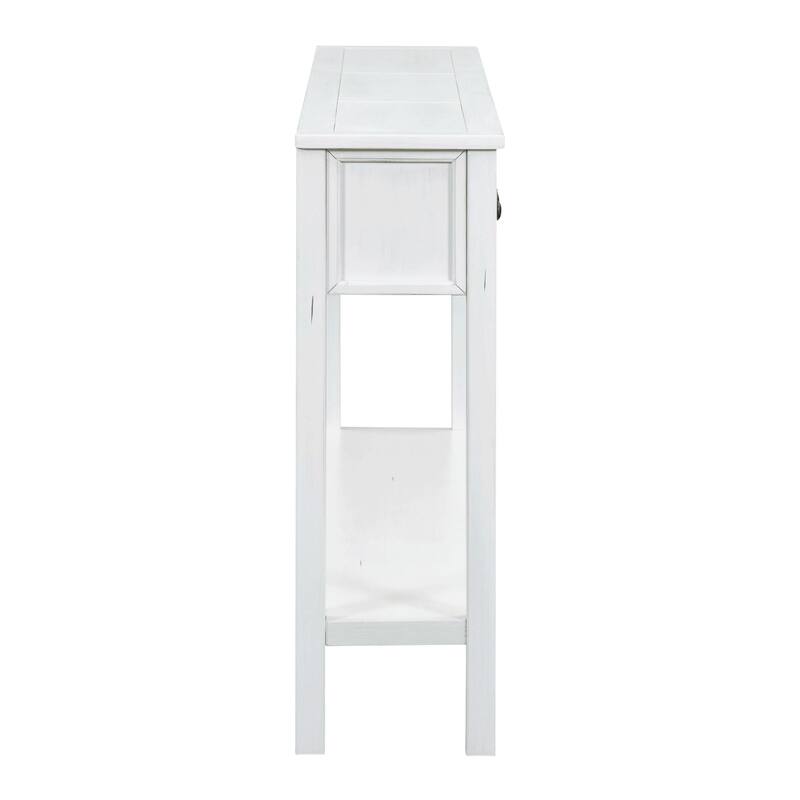 Multi-drawer entry console table