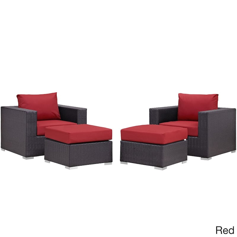 Gather 4 Piece Outdoor Patio Sectional Set