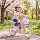 preview thumbnail 4 of 8, Gymax 16'' Kids Bike w/Training Wheels Hand Coaster Brakes Adjustable - Purple