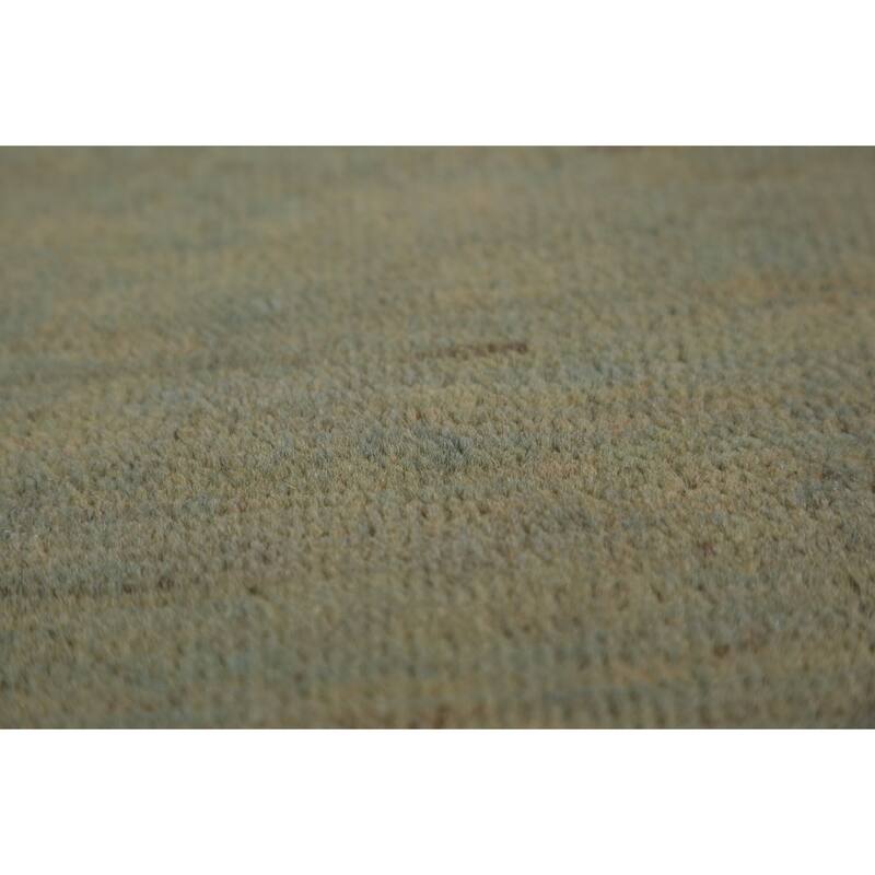 Gabbeh Modern Rug Handmade Solid Wool Carpet - 3'4" x 4'10"