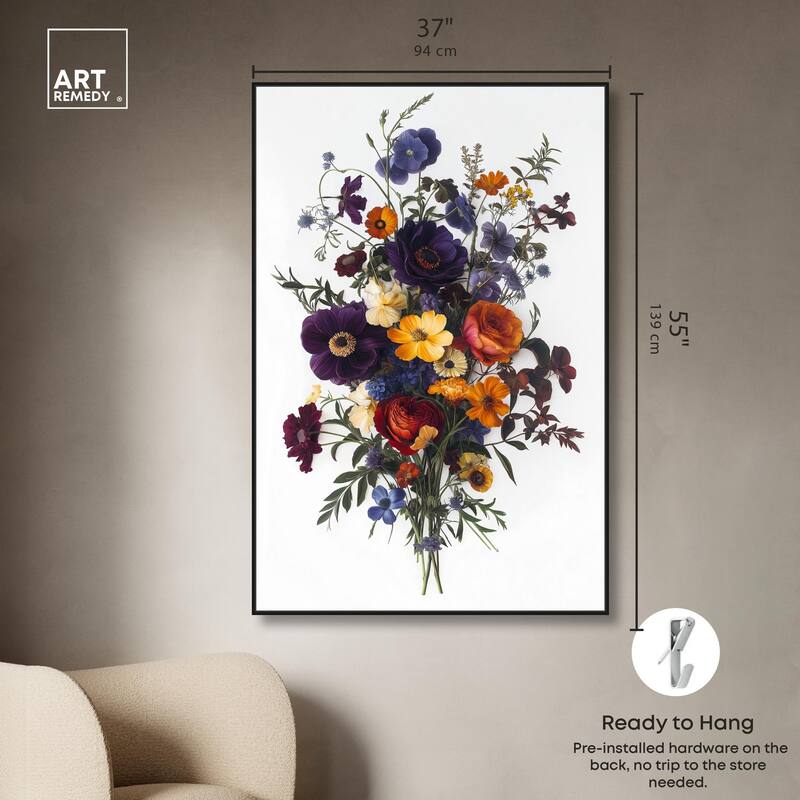 Regal Rose Riot III Canvas by Art Remedy