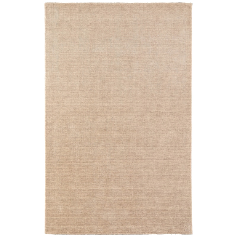 Grand Bazaar Celano Hand Woven Solid Modern Area Rug - 3'6" x 5'6" - Tan