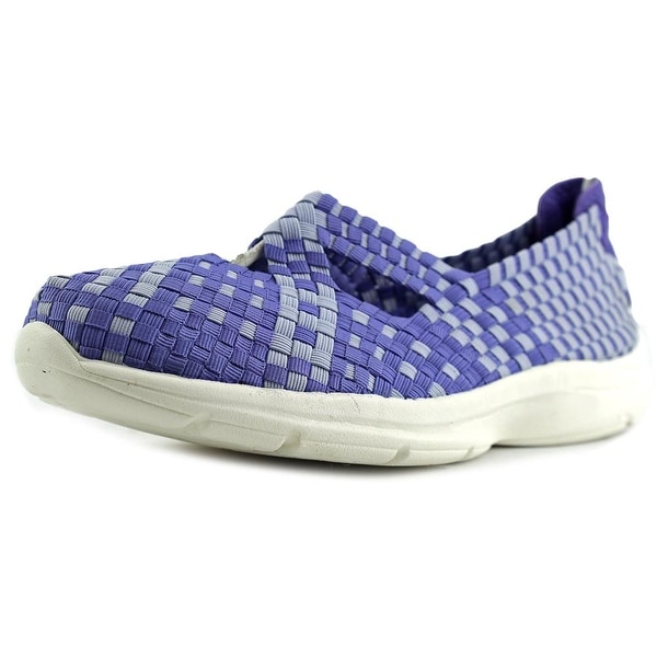 Easy Spirit e360 Quest Women Round Toe Canvas Purple Walking Shoe