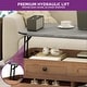 preview thumbnail 11 of 10, Moasis Farmhouse 36" Lift-top Rectangular Antique Coffee Table with 2 Drawers Hidden Storage