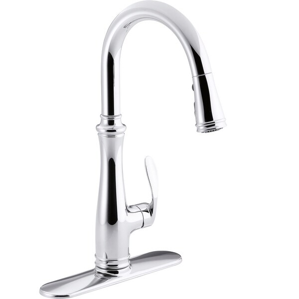 Shop Kohler K-560 Bellera Pull-Down Kitchen Faucet with DockNetik Magnetic - Overstock - 15977147