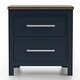 preview thumbnail 17 of 16, Furniture of America Althea Modern Farmhouse Solid Wood 2-drawer Nightstand (Set of 2)