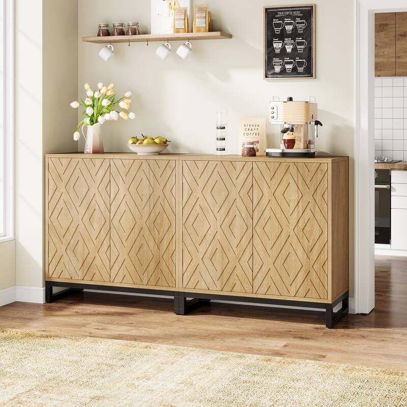 57.5 Inches Sideboard Buffet Cabinet with Doors