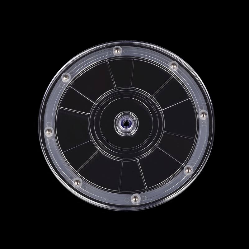 Rotating Swivel Stand with Steel Ball Lazy Susan Base Turntable Clear