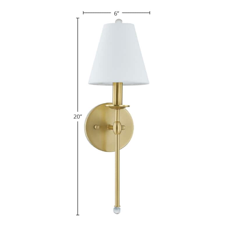 York Metal Wall Sconce, Gold