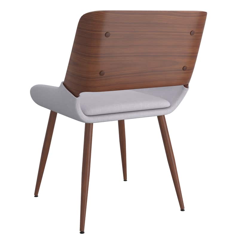 Mid-Century Modern Fabric Side Chair