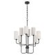 preview thumbnail 7 of 6, Quorum International 698-8 Charlotte 8 Light 30" Wide Chandelier