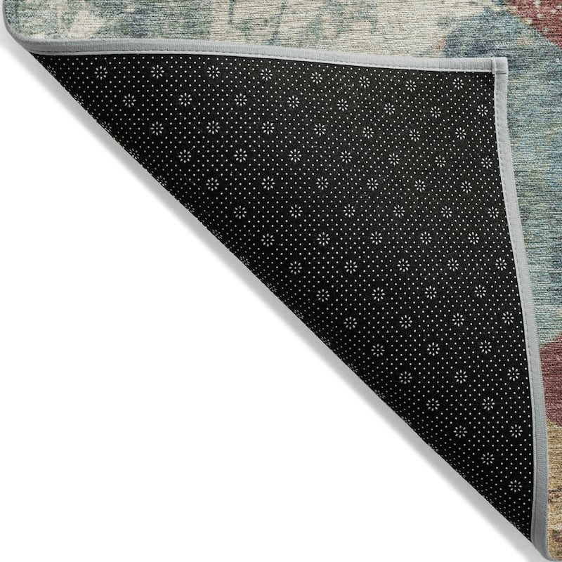 HomeRoots Geometric Transitional Rectangle Outdoor Rug