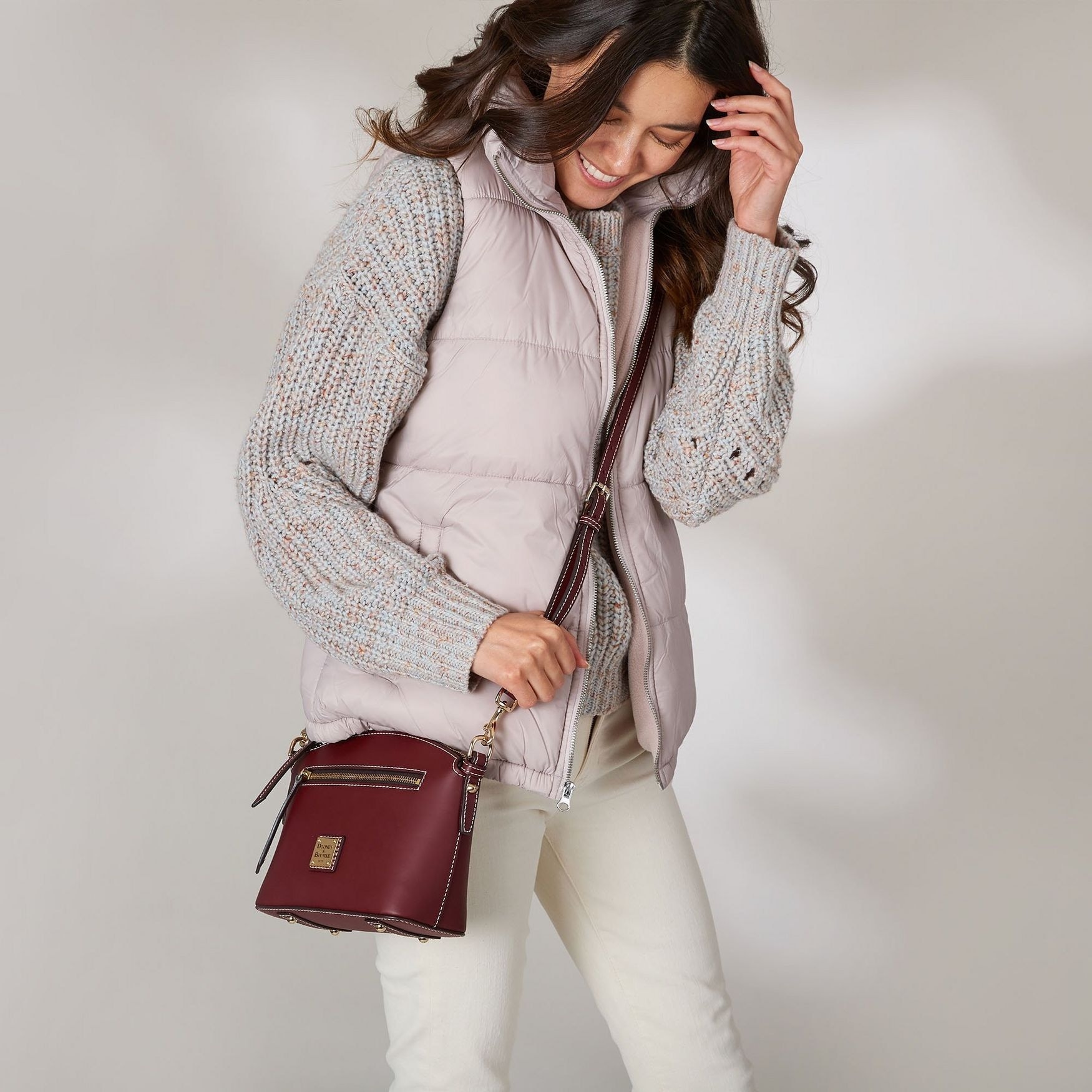 Dooney and bourke beacon domed crossbody clearance