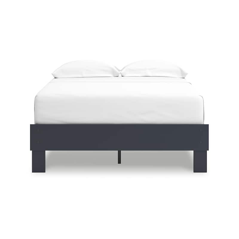 Signature Design by Ashley Simmenfort Blue Platform Bed