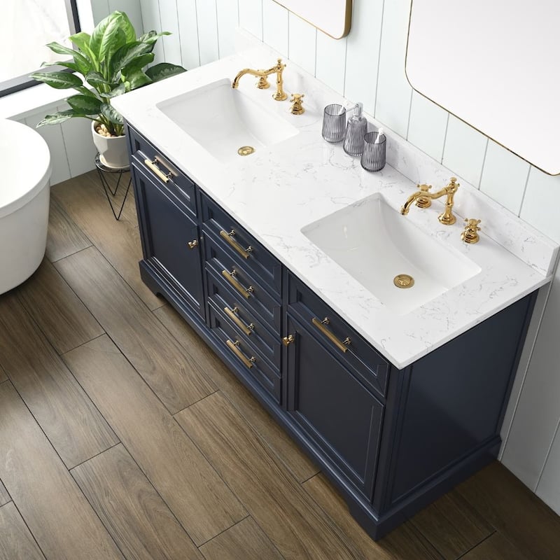 Sudio Design Thompson 60" Double Bathroom Vanity