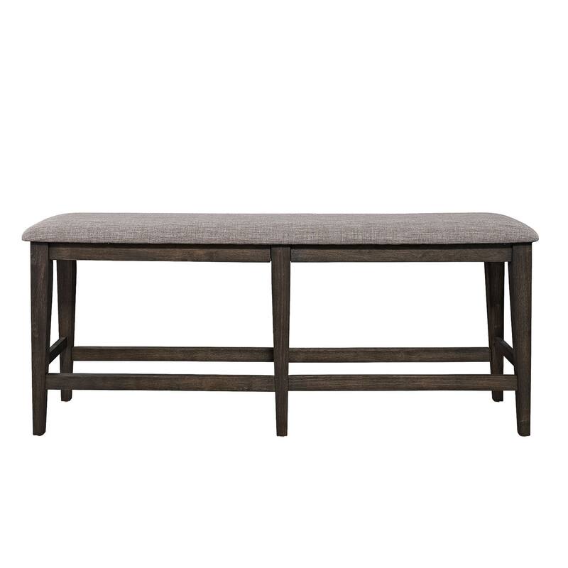 Double Bridge Dark Chestnut Counter Bench