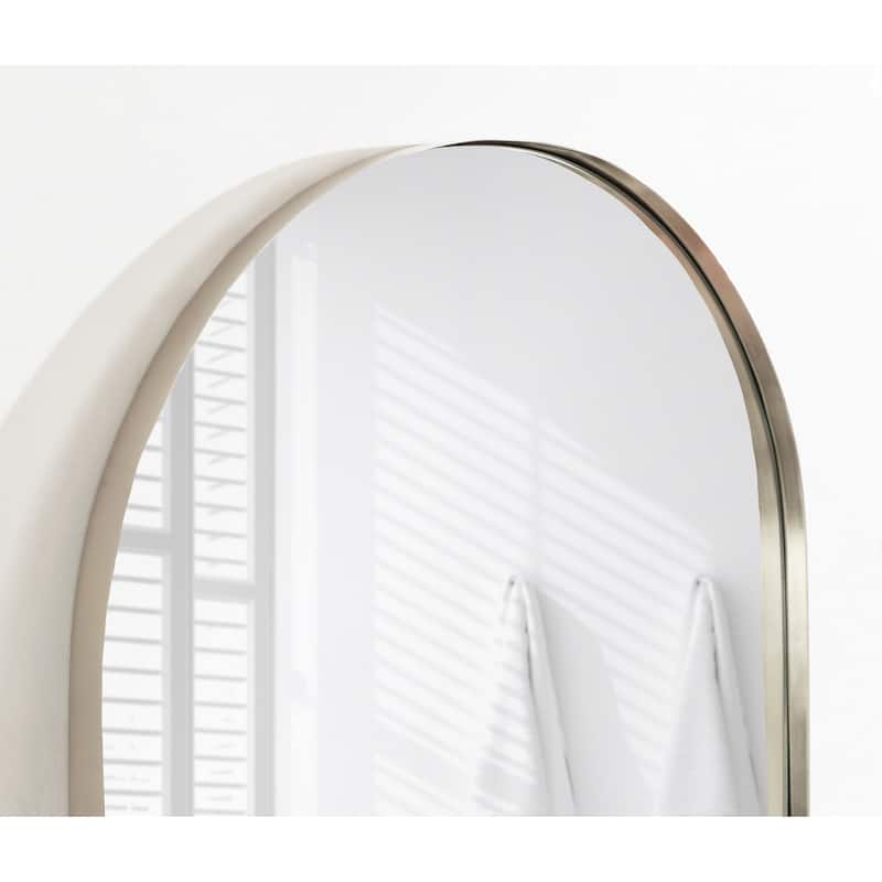 Kate and Laurel Rollo Capsule Framed Wall Mirror