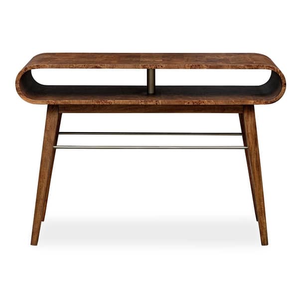 slide 2 of 5, Uttermost Ledger Mid-Century Console Table