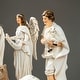preview thumbnail 72 of 77, Glitzhome 12pcs Resin Christmas Multi/ Blue/ Ivory Nativity Figurines Set