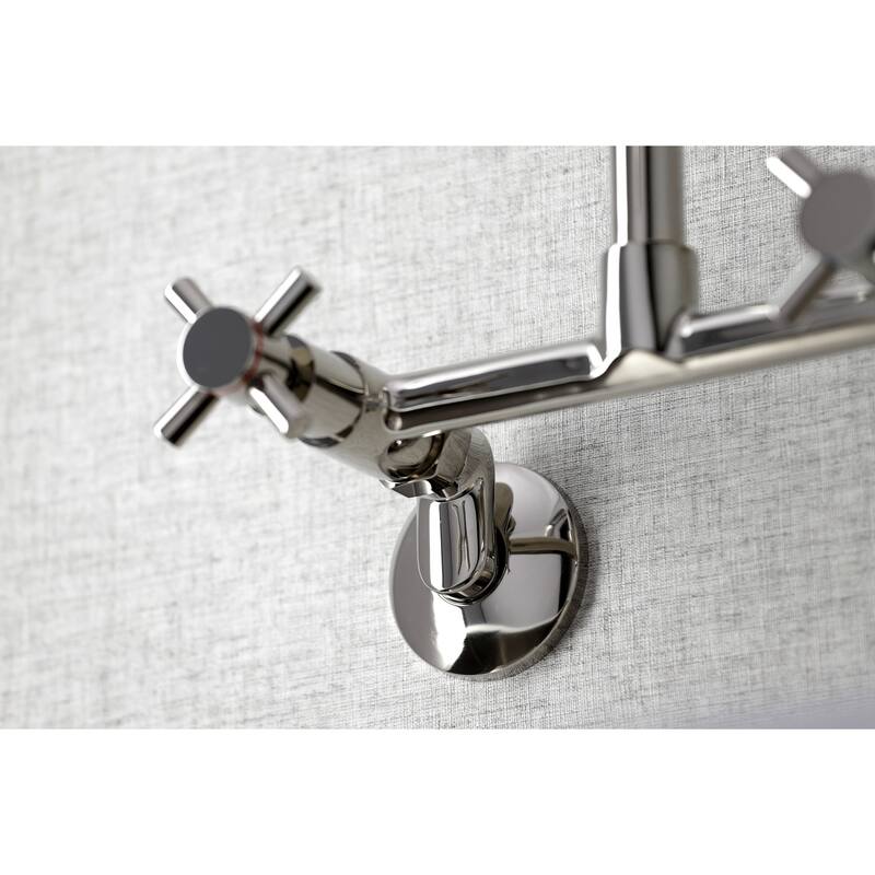 Kingston Brass Concord Two-Handle Wall Mount Kitchen Faucet