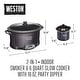 preview thumbnail 10 of 8, Weston 2-in-1 Indoor Smoker & 6 Quart Slow Cooker with Party Dipper