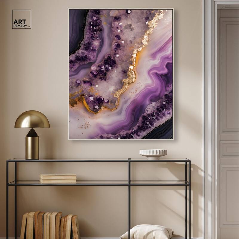 Amethystine Dream I Canvas by Art Remedy